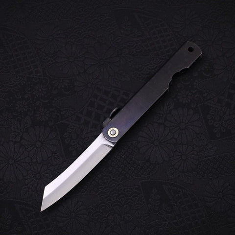 Higonokami Yasukihagane 90mm Black (3.5”)-[Musashi]-[Japanese-Kitchen-Knives]