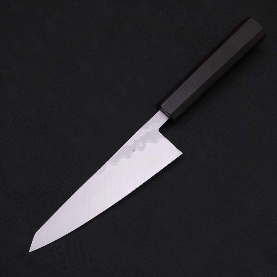 骨スキ 青紙2号 ダマスカス 黒檀水牛柄 150mm – MUSASHI