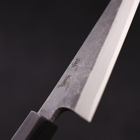 Honesuki Boning Knife Blue Steel #2 Kurouchi Buffalo Wenge Handle 150mm (5.9”)-[Musashi]-[Japanese-Kitchen-Knives]