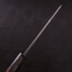 Honesuki Boning Knife Blue Steel #2 Kurouchi Buffalo Wenge Handle 150mm (5.9”)-[Musashi]-[Japanese-Kitchen-Knives]