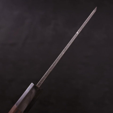 Honesuki Boning Knife Blue Steel #2 Kurouchi Buffalo Wenge Handle 150mm (5.9”)-[Musashi]-[Japanese-Kitchen-Knives]