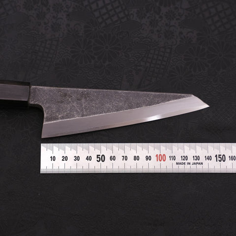 Honesuki Boning Knife Blue Steel #2 Kurouchi Buffalo Wenge Handle 150mm (5.9”)-[Musashi]-[Japanese-Kitchen-Knives]
