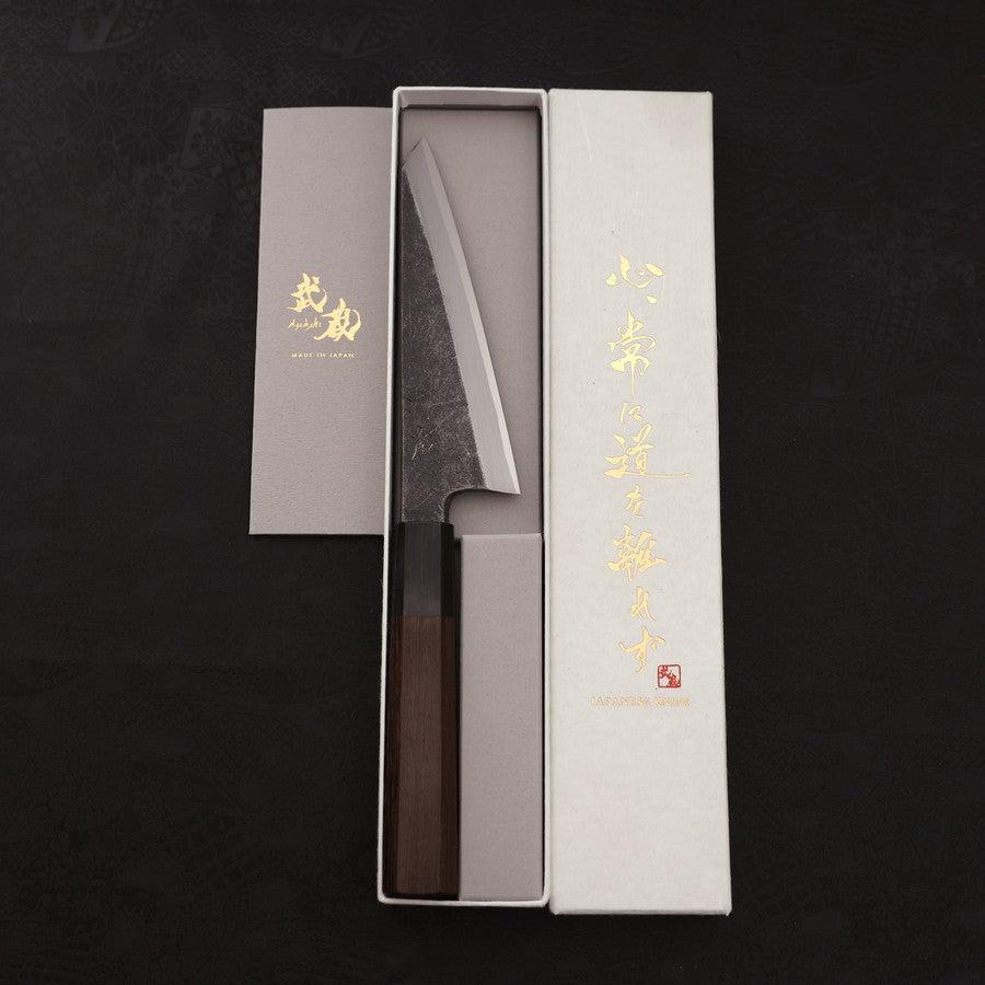 骨スキ 青紙2号 黒打 ウンジ水牛柄 150mm – MUSASHI