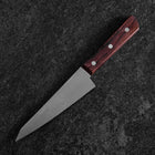 Honesuki Boning Knife SLD Western Brown Handle 150mm (5.9”)-[Musashi]-[Japanese-Kitchen-Knives]