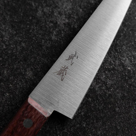 Honesuki Boning Knife SLD Western Brown Handle 150mm-[Musashi]-[Japanese-Kitchen-Knives]