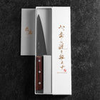Honesuki Boning Knife SLD Western Brown Handle 150mm-[Musashi]-[Japanese-Kitchen-Knives]