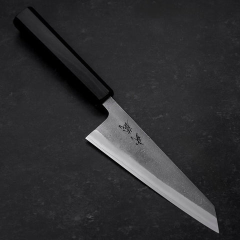 Honesuki SKD11 Nashiji Ebony Handle 150mm (5.9”)-[Musashi]-[Japanese-Kitchen-Knives]