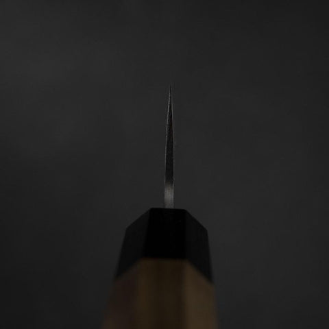 Honesuki Silver Steel #3 Bokashi Walnut Handle 170mm (6.7”)-[Musashi]-[Japanese-Kitchen-Knives]