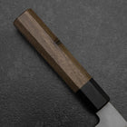 Honesuki Silver Steel #3 Bokashi Walnut Handle 170mm (6.7”)-[Musashi]-[Japanese-Kitchen-Knives]