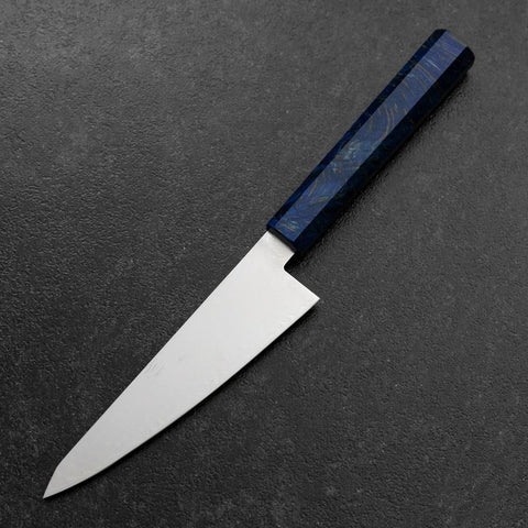 Honesuki VG-10 Damascus Blue Birch Handle 150mm (5.9”)-[Musashi]-[Japanese-Kitchen-Knives]