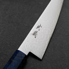 Honesuki VG-10 Damascus Blue Birch Handle 150mm (5.9”)-[Musashi]-[Japanese-Kitchen-Knives]