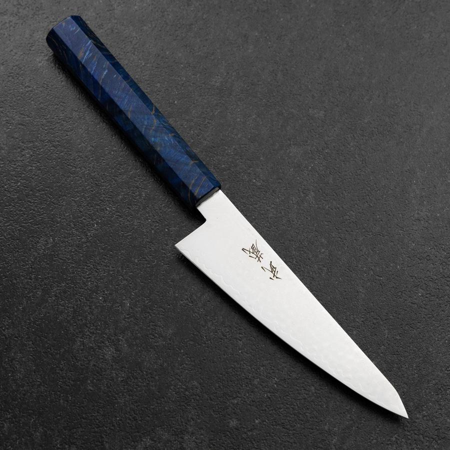 骨スキ VG-10 ダマスカス 青スタビライズド 樺の木柄 – MUSASHI