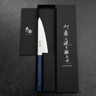 Honesuki VG-10 Damascus Blue Birch Handle 150mm-[Musashi]-[Japanese-Kitchen-Knives]