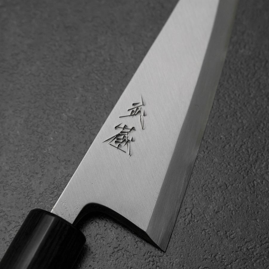 骨スキ包丁 白二鋼 霞 紫檀柄 150mm – MUSASHI