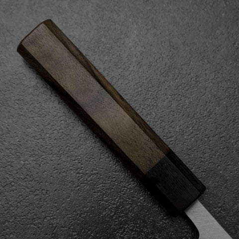 Honesuki White Steel #2 Kasumi Shitan Handle 180mm (7”)-[Musashi]-[Japanese-Kitchen-Knives]