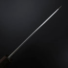 Honesuki White Steel #2 Kurouchi Nashiji Ashwood Handle 150mm (5.9”)-[Musashi]-[Japanese-Kitchen-Knives]