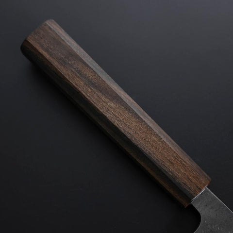 Honesuki White Steel #2 Kurouchi Nashiji Ashwood Handle 150mm (5.9”)-[Musashi]-[Japanese-Kitchen-Knives]