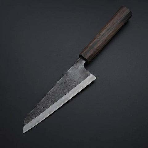Honesuki White Steel #2 Kurouchi Nashiji Ashwood Handle 150mm-[Musashi]-[Japanese-Kitchen-Knives]