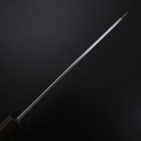 Honesuki White Steel #2 Kurouchi Nashiji Ashwood Handle 150mm-[Musashi]-[Japanese-Kitchen-Knives]