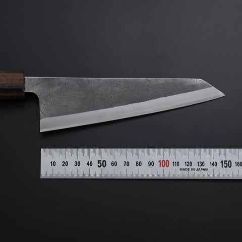 Honesuki White Steel #2 Kurouchi Nashiji Ashwood Handle 150mm-[Musashi]-[Japanese-Kitchen-Knives]