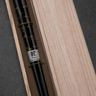Hosomi Hangai (shell inlay) Lacquered Wooden Chopsticks 235mm Black with Paulownia Wooden Box-[Musashi]-[Japanese-Kitchen-Knives]