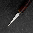 Ice Pick AUS-8 Deer-Antler Handle 58mm with Karin Sheath-[Musashi]-[Japanese-Kitchen-Knives]
