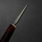 Ice Pick AUS-8 Deer-Antler Handle 58mm with Karin Sheath-[Musashi]-[Japanese-Kitchen-Knives]