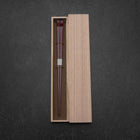 Kagoshima Bamboo Chopsticks 230mm Red with Paulownia Wooden Box-[Musashi]-[Japanese-Kitchen-Knives]