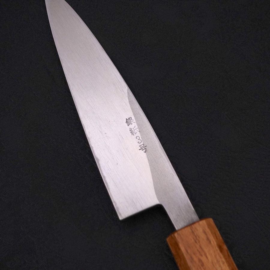 Kaisaki Silver Steel #3 Tsuchime Yaki-Urushi Handle 120mm-Silver steel #3-Tsuchime-Japanese Handle-[Musashi]-[Japanese-Kitchen-Knives]