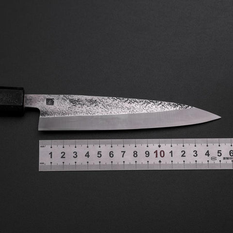 Kaisaki VG-10 Nashiji Black Urushi Handle 150mm (5.9”)-[Musashi]-[Japanese-Kitchen-Knives]