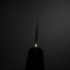 Kaisaki VG-10 Nashiji Black Urushi Handle 150mm-[Musashi]-[Japanese-Kitchen-Knives]