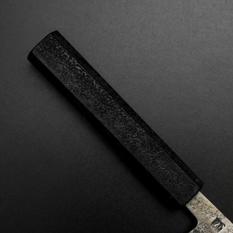 Kaisaki VG-10 Nashiji Black Urushi Handle 150mm-[Musashi]-[Japanese-Kitchen-Knives]