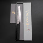 Kaisaki VG-10 Nashiji Black Urushi Handle 150mm-[Musashi]-[Japanese-Kitchen-Knives]
