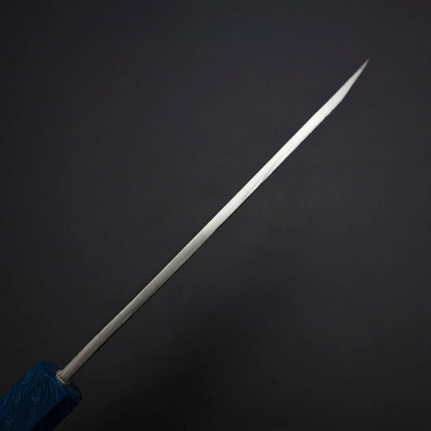 Kaisaki VG-10 Nashiji Blue Urushi Handle 120mm (4.7”)-[Musashi]-[Japanese-Kitchen-Knives]