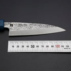Kaisaki VG-10 Nashiji Blue Urushi Handle 120mm (4.7”)-[Musashi]-[Japanese-Kitchen-Knives]