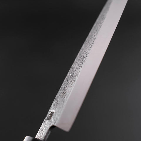 Kaisaki VG-10 Nashiji Buffalo Walnut Handle 150mm (5.9”)-[Musashi]-[Japanese-Kitchen-Knives]