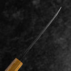 Kaisaki White Steel #2 Kurouchi Oak Handle 105mm-[Musashi]-[Japanese-Kitchen-Knives]