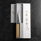Kaisaki White Steel #2 Kurouchi Oak Handle 105mm-[Musashi]-[Japanese-Kitchen-Knives]