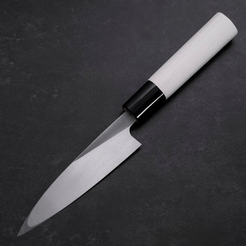 Kaisaki White Steel #2 Nashiji Magnolia Handle 120mm (4.7”)-[Musashi]-[Japanese-Kitchen-Knives]