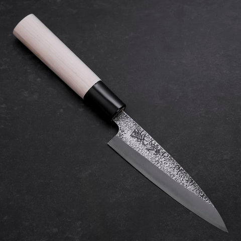 Kaisaki White Steel #2 Nashiji Magnolia Handle 120mm (4.7”)-[Musashi]-[Japanese-Kitchen-Knives]