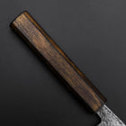 Kaisaki White Steel #2 Nashiji Sumi Urushi Handle 150mm (5.9”)-[Musashi]-[Japanese-Kitchen-Knives]