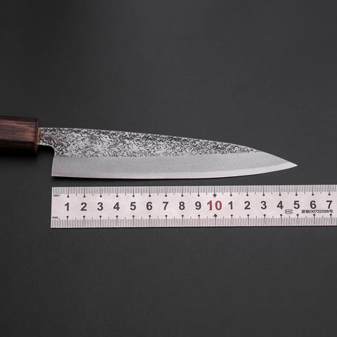 Kaisaki White Steel #2 Nashiji Sumi Urushi Handle 150mm-[Musashi]-[Japanese-Kitchen-Knives]