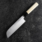 Kama Usuba White Steel #3 Kasumi Buffalo Magnolia Handle 165mm (6.5”)-[Musashi]-[Japanese-Kitchen-Knives]