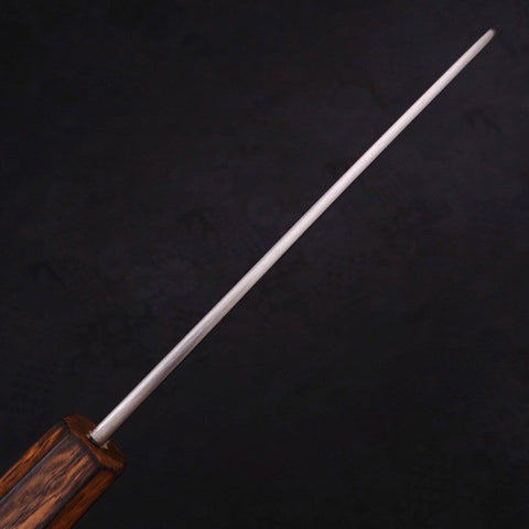 Kama Usuba(Kansai) Blue Steel #2 Kasumi Sumi Urushi Handle 180mm (7”)-[Musashi]-[Japanese-Kitchen-Knives]