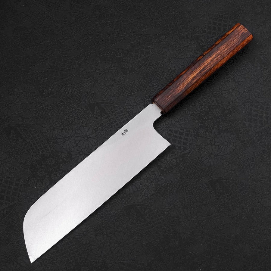 鎌型薄刃(関西) 片刃 青紙2号 霞 墨漆柄 210mm – MUSASHI