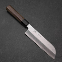 Kama Usuba(Kansai) Silver Steel #3 Kasumi Walnut Handle 170mm (6.7”)-[Musashi]-[Japanese-Kitchen-Knives]