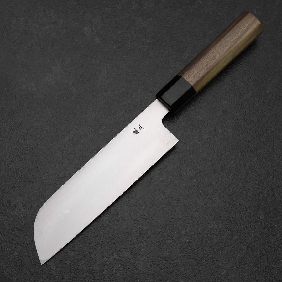 鎌薄刃（関西型） 銀三鋼 霞 ウォールナット柄 170mm – MUSASHI