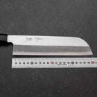 Kama Usuba(Kansai) Silver Steel #3 Kasumi Walnut Handle 200mm (7.9”)-[Musashi]-[Japanese-Kitchen-Knives]
