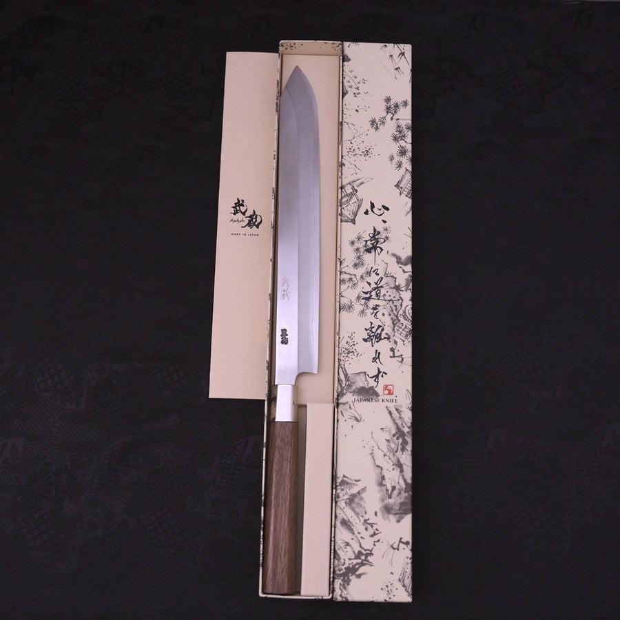 鰹包丁 銀紙3号 胡桃柄 270mm – MUSASHI