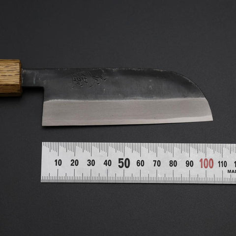 Kawamuki White Steel #1 Kurouchi Yaki Urushi Handle 100mm (3.9”)-[Musashi]-[Japanese-Kitchen-Knives]
